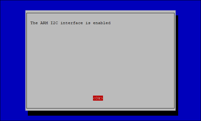 I2C Enable Confirmation